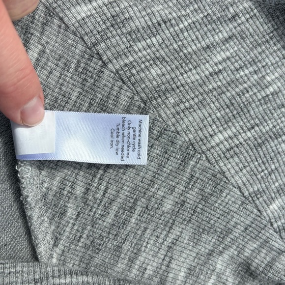 Athleta Sz S Gray Pranayama Wrap Cardigan Sweatshirt Top - Picture 6 of 6